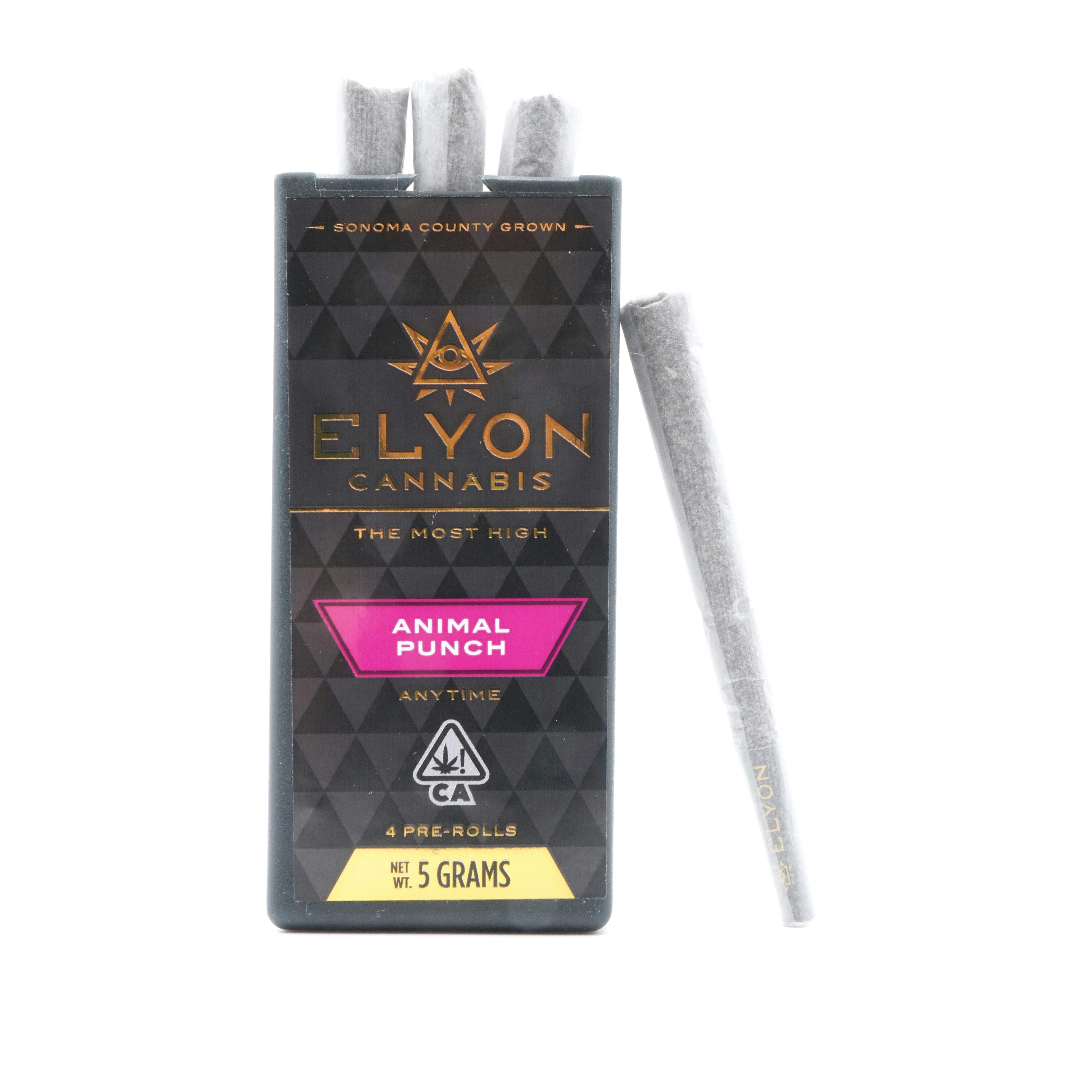 Elyon Cannabis Animal Punch Preroll Leafly